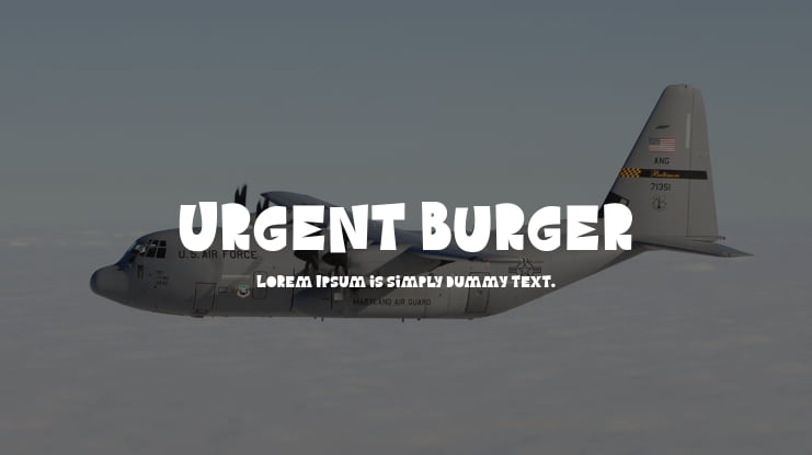 Urgent Burger Font