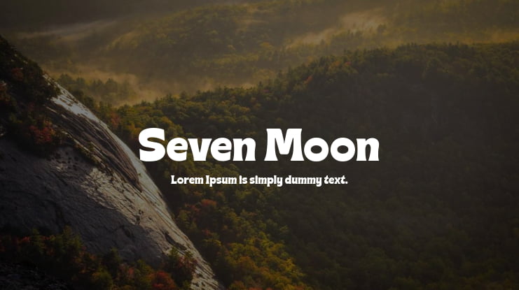 Seven Moon Font