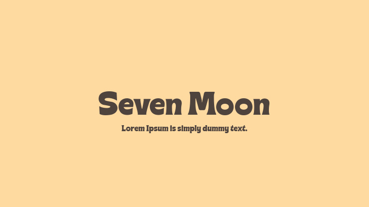 Seven Moon Font