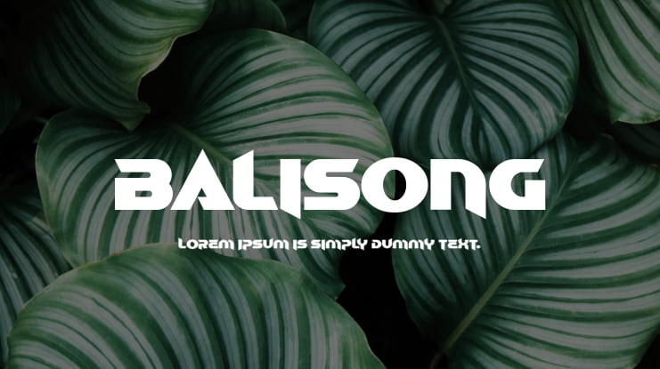 Balisong Font Family