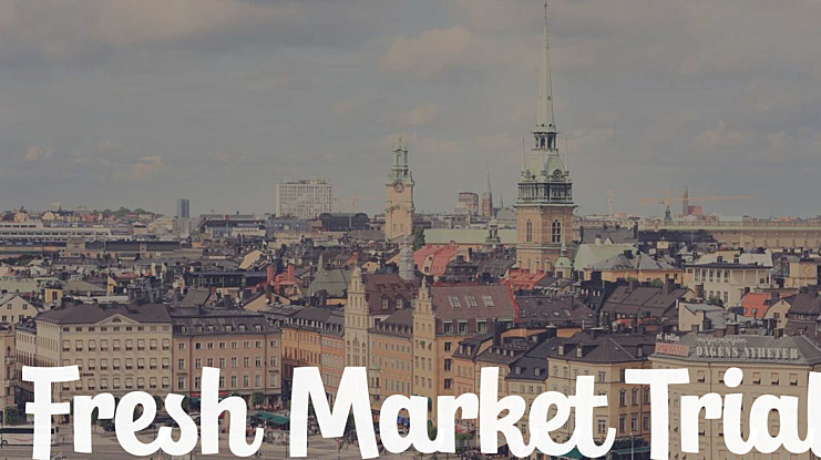 Fresh Market Trial Font