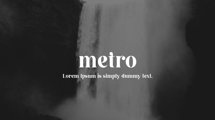 metro Font