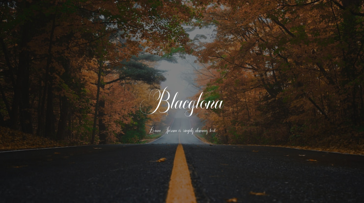Blacglona Font