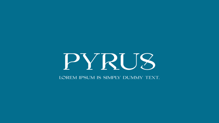 Pyrus Font