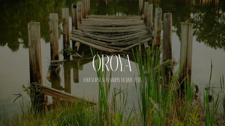 Oroya Font