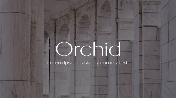 Orchid Font