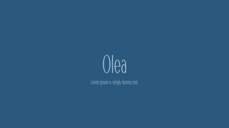 Olea Font
