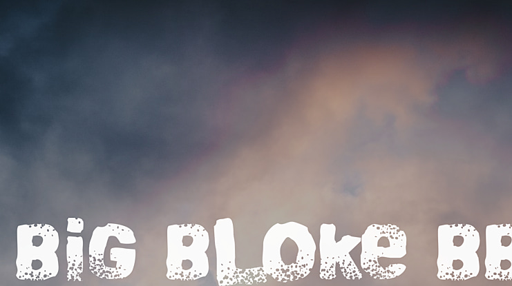 Big Bloke BB Font