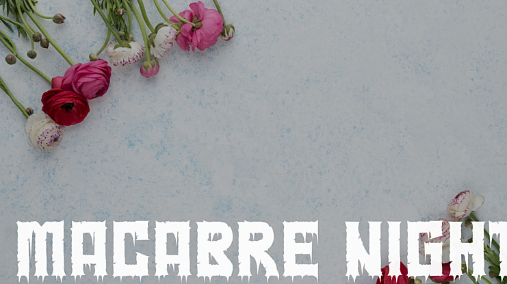 Macabre Night Font