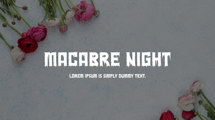 Macabre Night Font