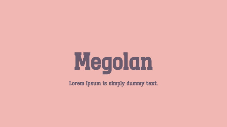Megolan Font