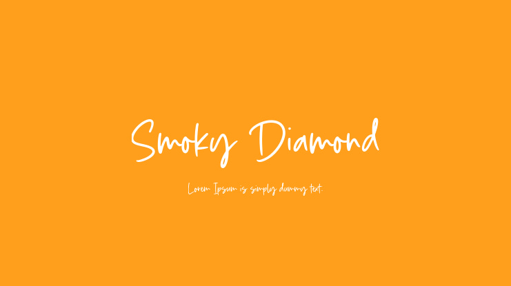 Smoky Diamond Font