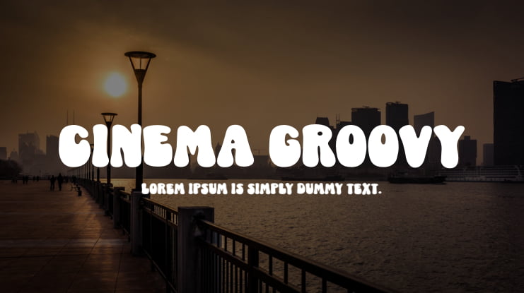 Cinema Groovy Font