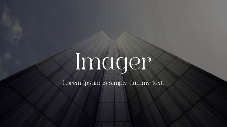 Imager Font Family