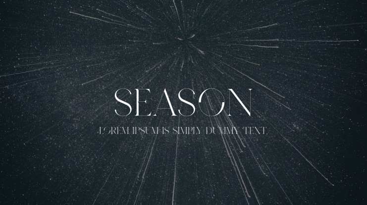 Season Font