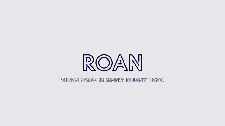 Roan Font