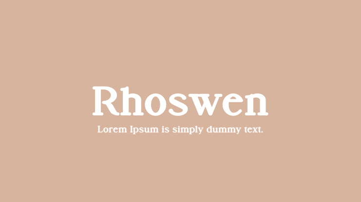 Rhoswen Font