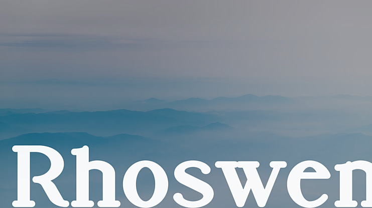 Rhoswen Font