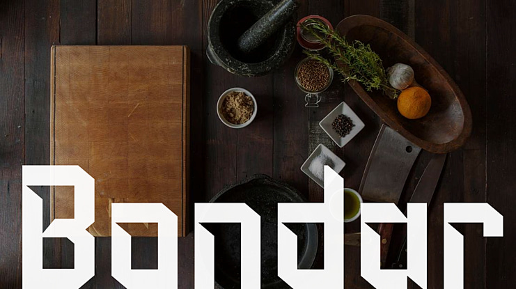 Bondari Font