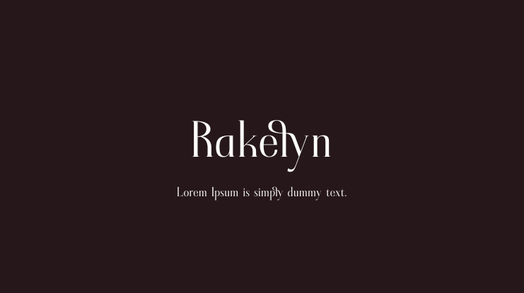Rakelyn Font