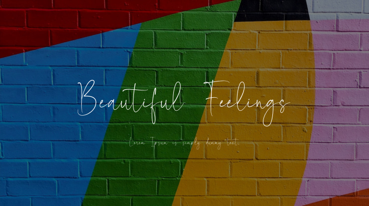Beautiful Feelings Font