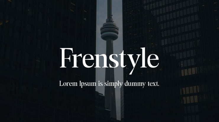 Frenstyle Font