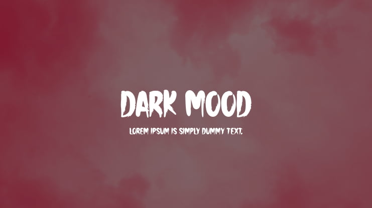 Dark Mood Font