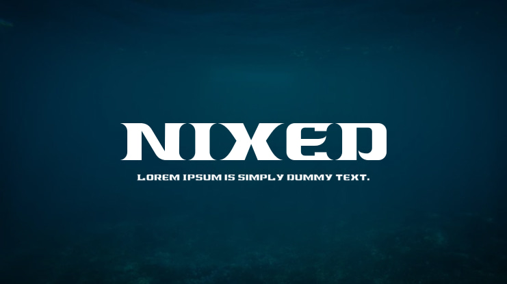 NIXED Font