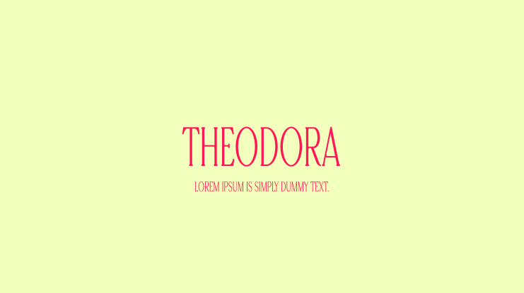 Theodora Font