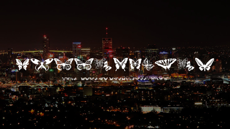 Butterflies Font