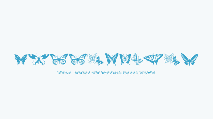 Butterflies Font
