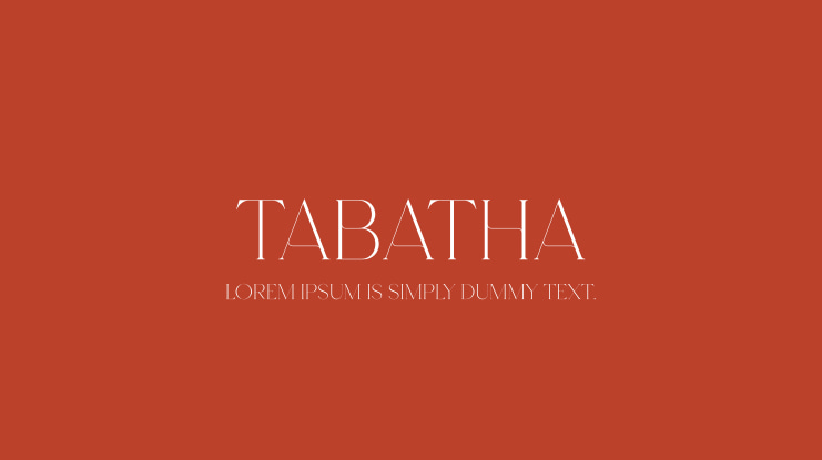 Tabatha Font
