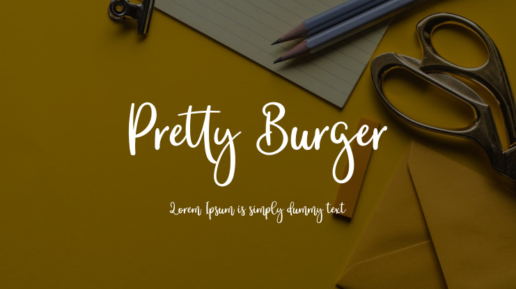 Pretty Burger Font