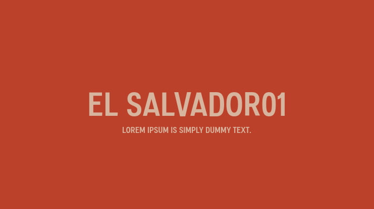 El Salvador01 Font