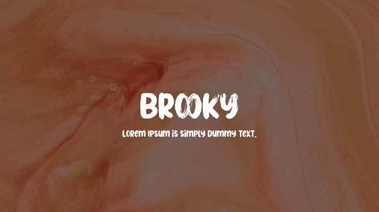 Brooky Font