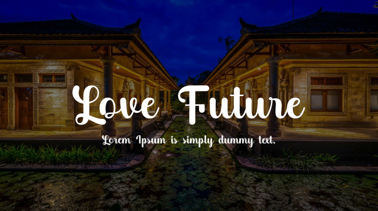 Love Future Font