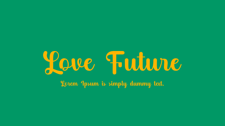 Love Future Font