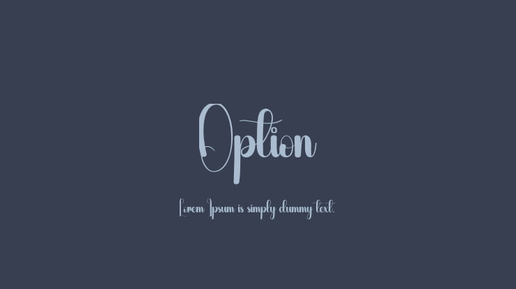 Option Font