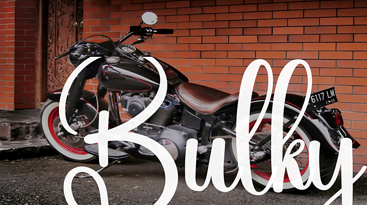 Bulky Font