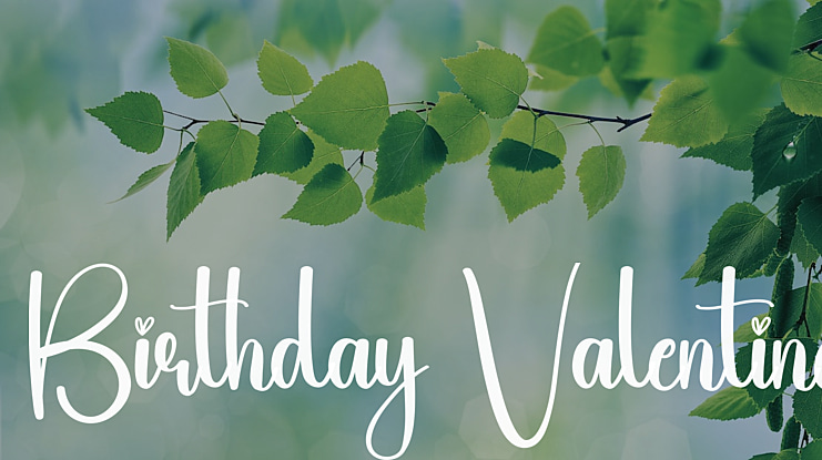 Birthday Valentine Font