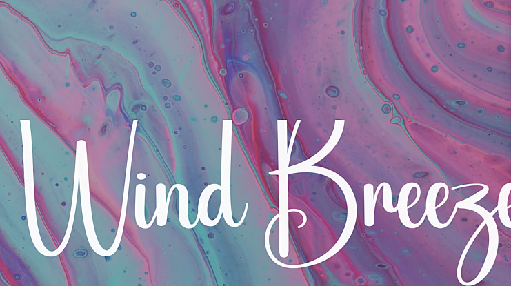 Wind Breeze Font