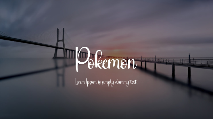 Pokemon Font