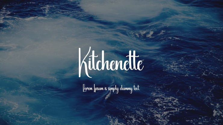 Kitchenette Font