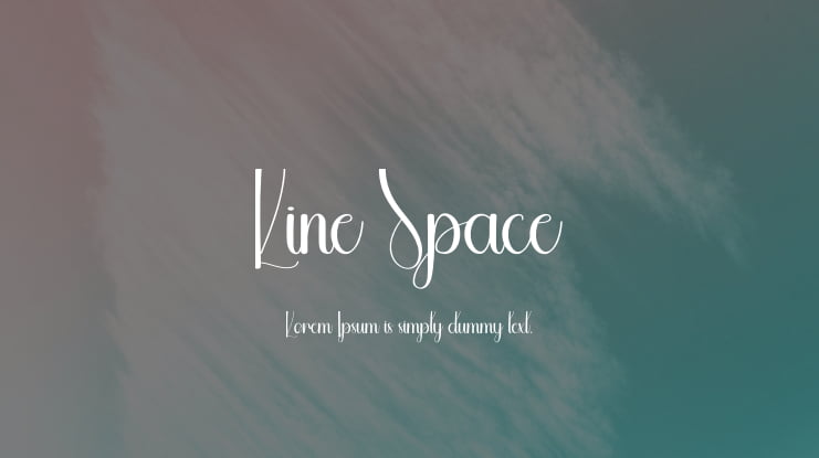 Line Space Font