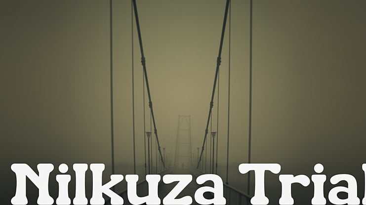 Nilkuza Trial Font