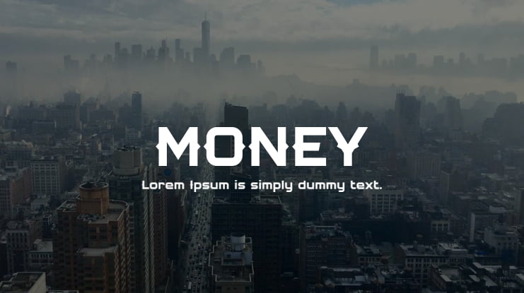 MONEY Font Family