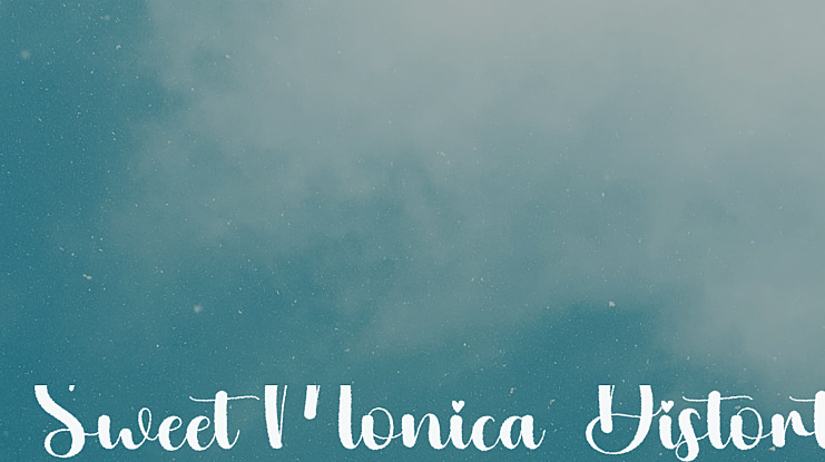 Sweet Monica  Distort Font Family