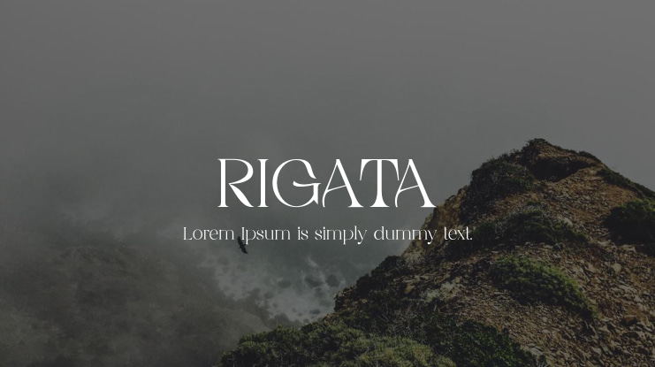 RIGATA Font