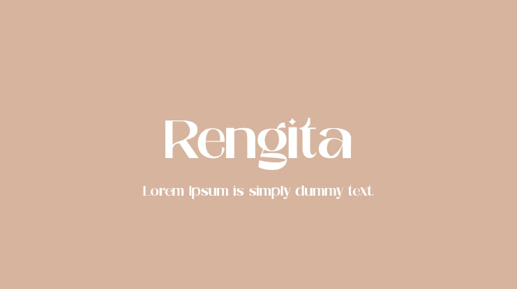 Rengita Font