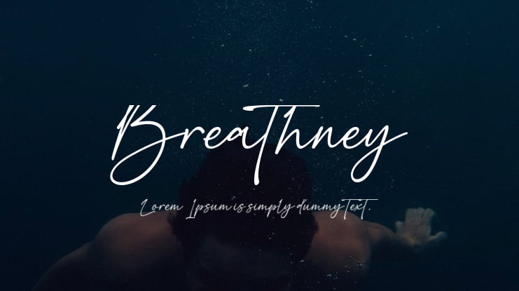 Breathney Font